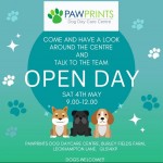 Pawprints Dog Day Care Open Day 4th May 2024