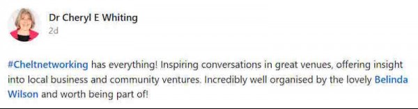 MONTHLY VIRTUAL NETWORKING USING ZOOM - Networking in Cheltenham at #CheltNetworking