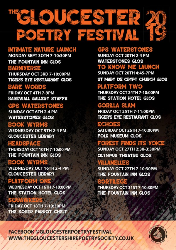 The Gloucester Poetry Festival 2019