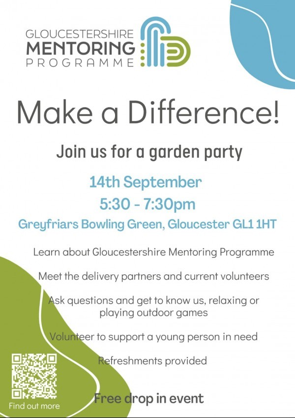 Gloucestershire Mentoring Programme - Volunteer to support a young person in need