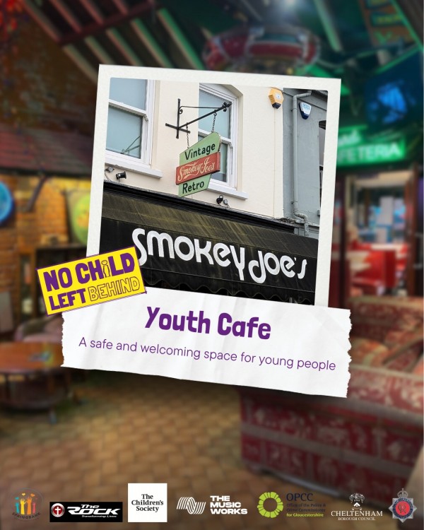 No Child Left Behind to launch Youth Cafe pilot in Cheltenham town centre