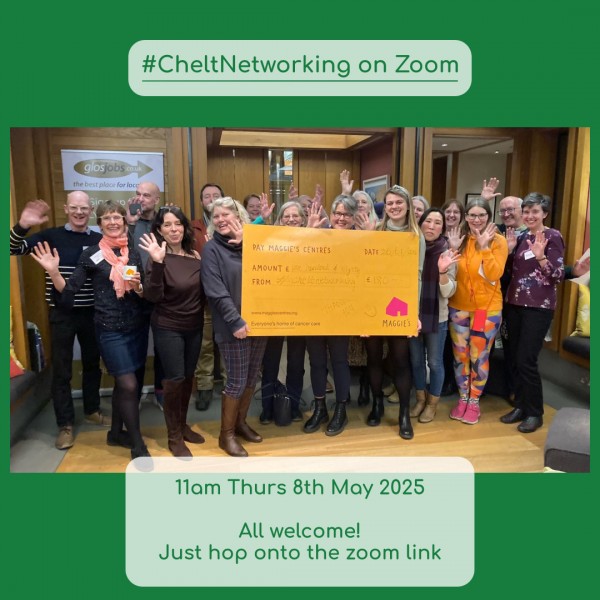 #CheltNetworking - Online Networking including a talk by Ruth Matthews, Expert Chiropractor at Key Wellness Chiropractic