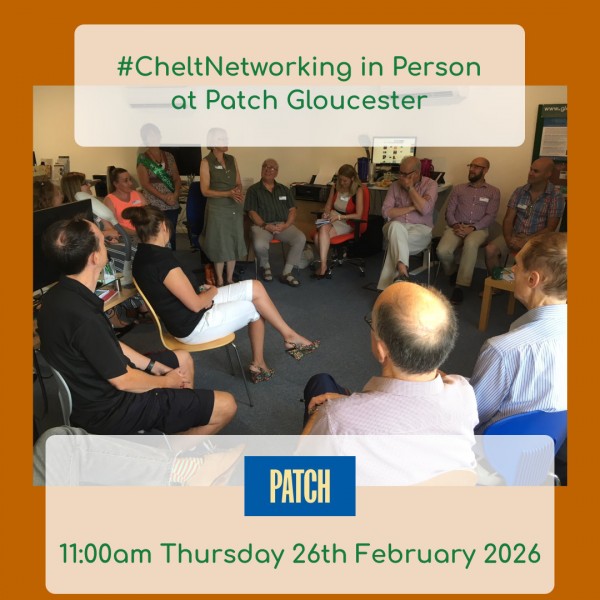 #CheltNetworking in Person at the Patch Gloucester & includes tour of their facilities