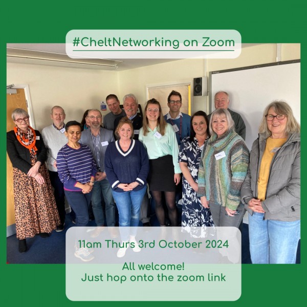 #CheltNetworking - Online Networking including a talk by Terry Malloy on Close to the Dream