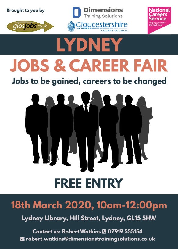 Lydney Jobs & Career Fair - Jobs to be gained, careers to be changed