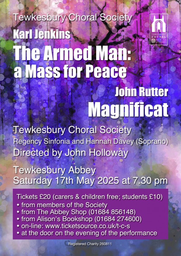 The Armed Man (Karl Jenkins) and Magnificat (John Rutter)