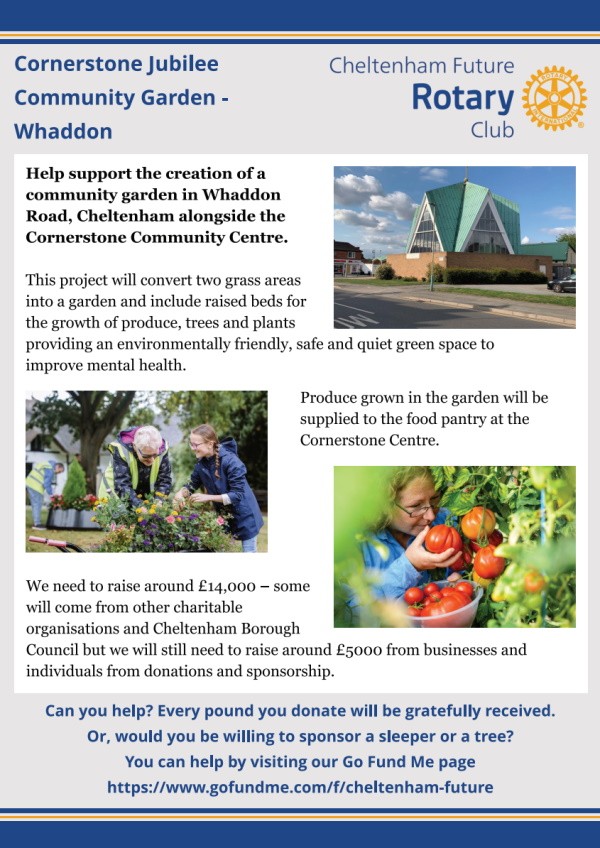 Help support the creation of a community garden