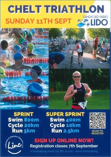 Invitation to Support Cheltenham Triathlon