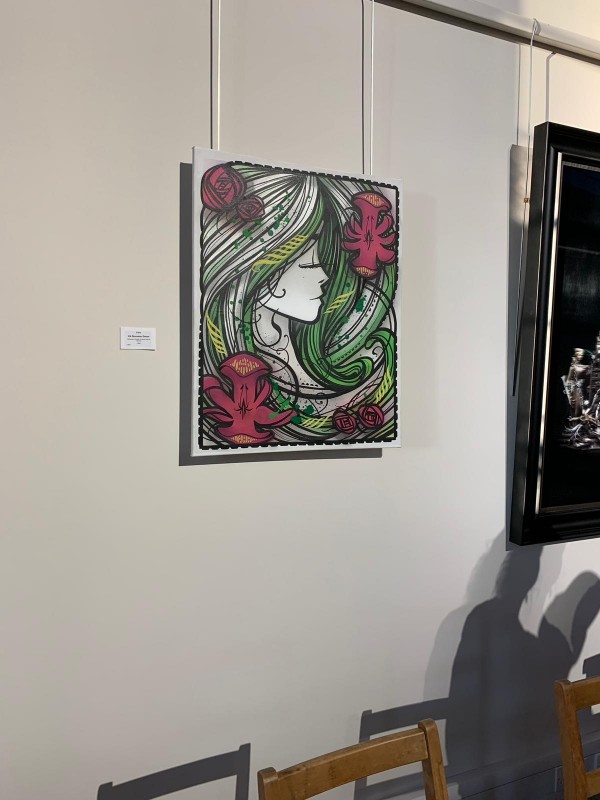 inki-painting-woman-cheltenham-paint-festival