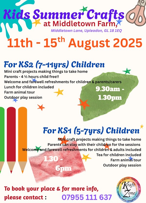 Kids Summer Crafts at Middletown Farm!