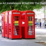 Launch of #Chelt300 and phone box art installations on The Promenade - VIDEO