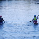 PHOTO: Canoeing in the evening sun