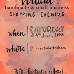 Virtual Market Handmade and Small Business Shopping Evening