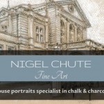 Nigel Chute Fine Art - House portraits specialist in chalk & charcoal