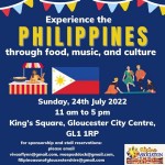 Filipino Heritage Day *  Experience the Philippines through food, music, and culture