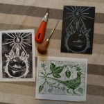 Lino Printing for Christmas Cards