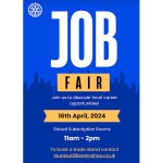 Job Fair - 16th April 2024 - 11am to 2pm