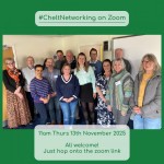 #CheltNetworking - Online Networking including a talk by Coby Ambrose on Using your keyboard to increase capacity for work