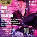 Rob Brian Groove Quartet - Live Jazz at Palmer Hall, Fairford