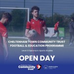 Cheltenham Town Community Trust Post 16 Education Open Day – A Day in the Life of a Student