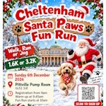 Cheltenham Santa Fun Run to Raise Money for Cheltenham Animal Shelter