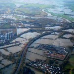 Aerial view of Flooding January 2014 - Photo