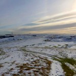 Snow covered Cleeve - photo